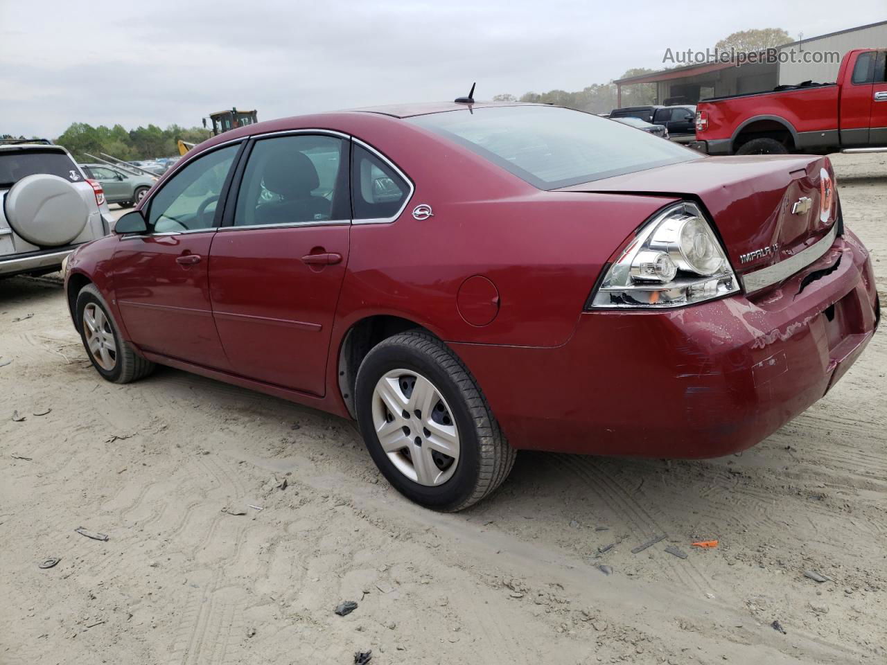 2006 Chevrolet Impala Ls Burgundy vin: 2G1WB58K569155996