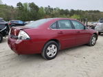 2006 Chevrolet Impala Ls Burgundy vin: 2G1WB58K569155996