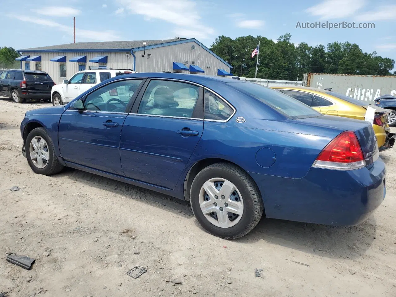 2006 Chevrolet Impala Ls Blue vin: 2G1WB58K569207577