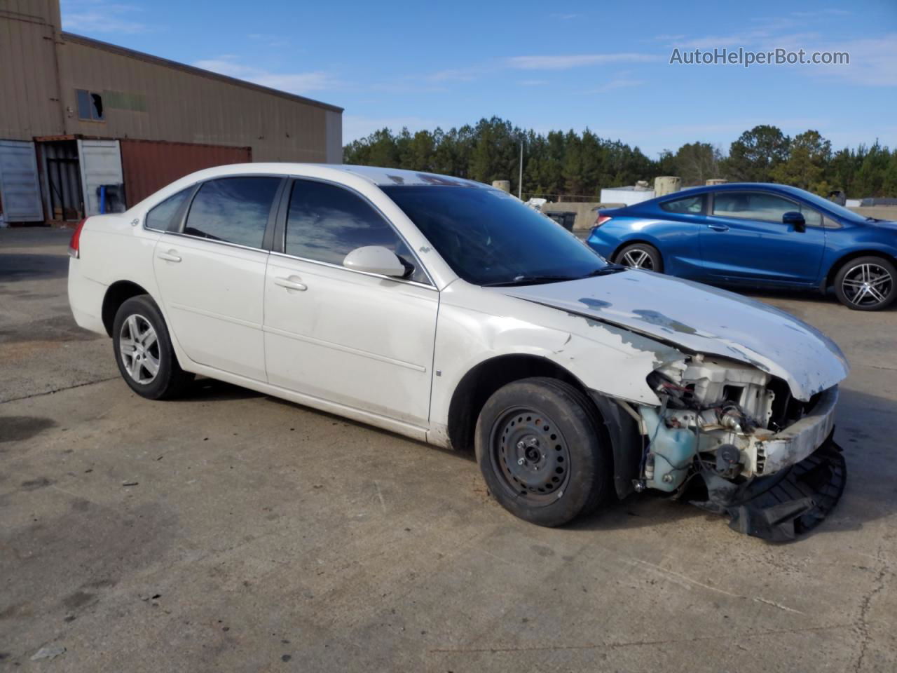 2006 Chevrolet Impala Ls White vin: 2G1WB58K569245603