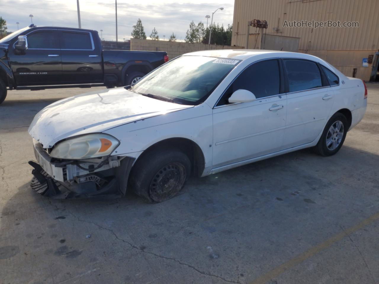 2006 Chevrolet Impala Ls White vin: 2G1WB58K569245603