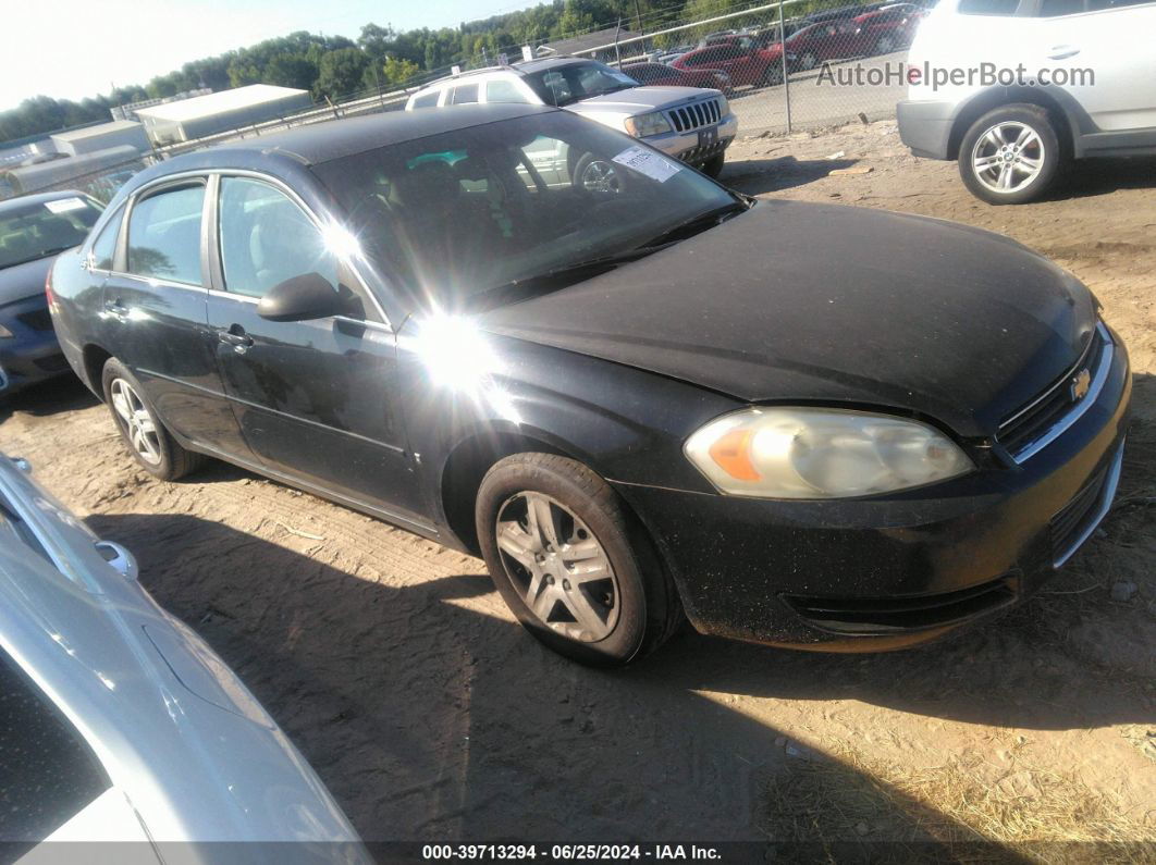 2006 Chevrolet Impala Ls Black vin: 2G1WB58K569302110