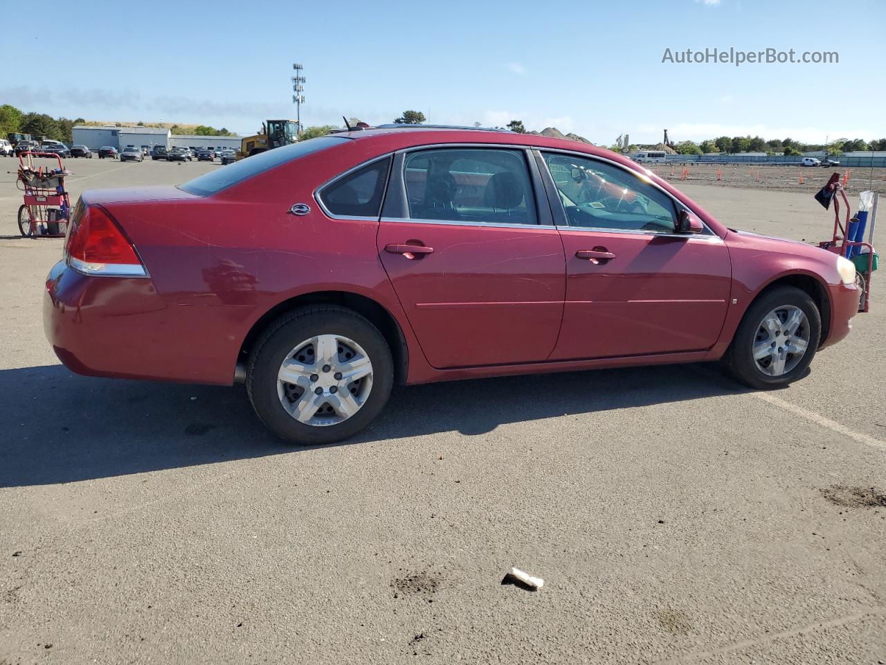 2006 Chevrolet Impala Ls Burgundy vin: 2G1WB58K569303399