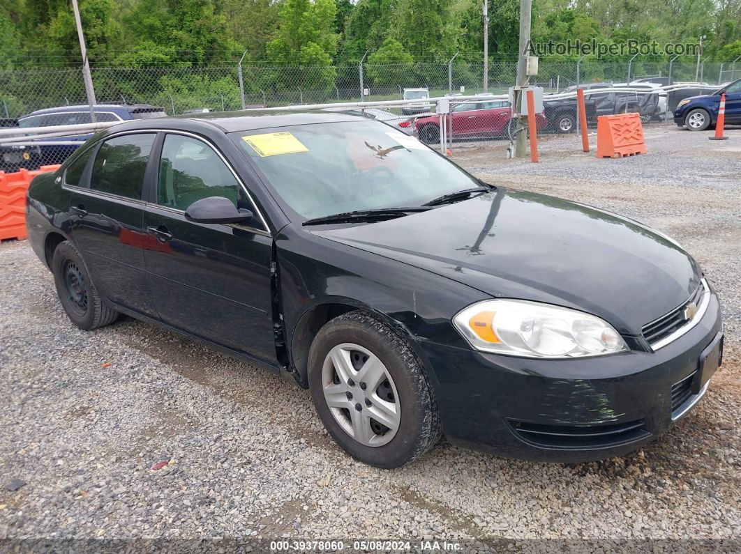 2006 Chevrolet Impala Ls Black vin: 2G1WB58K569417113