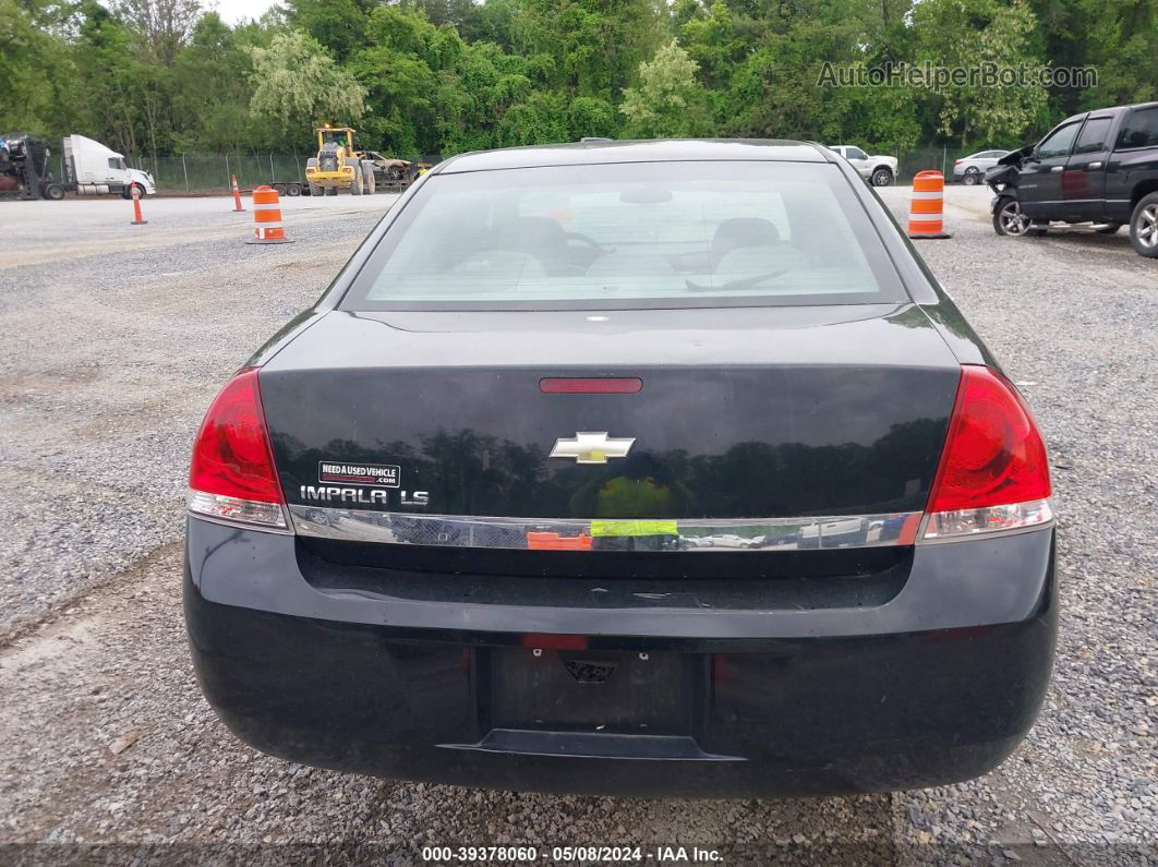 2006 Chevrolet Impala Ls Black vin: 2G1WB58K569417113