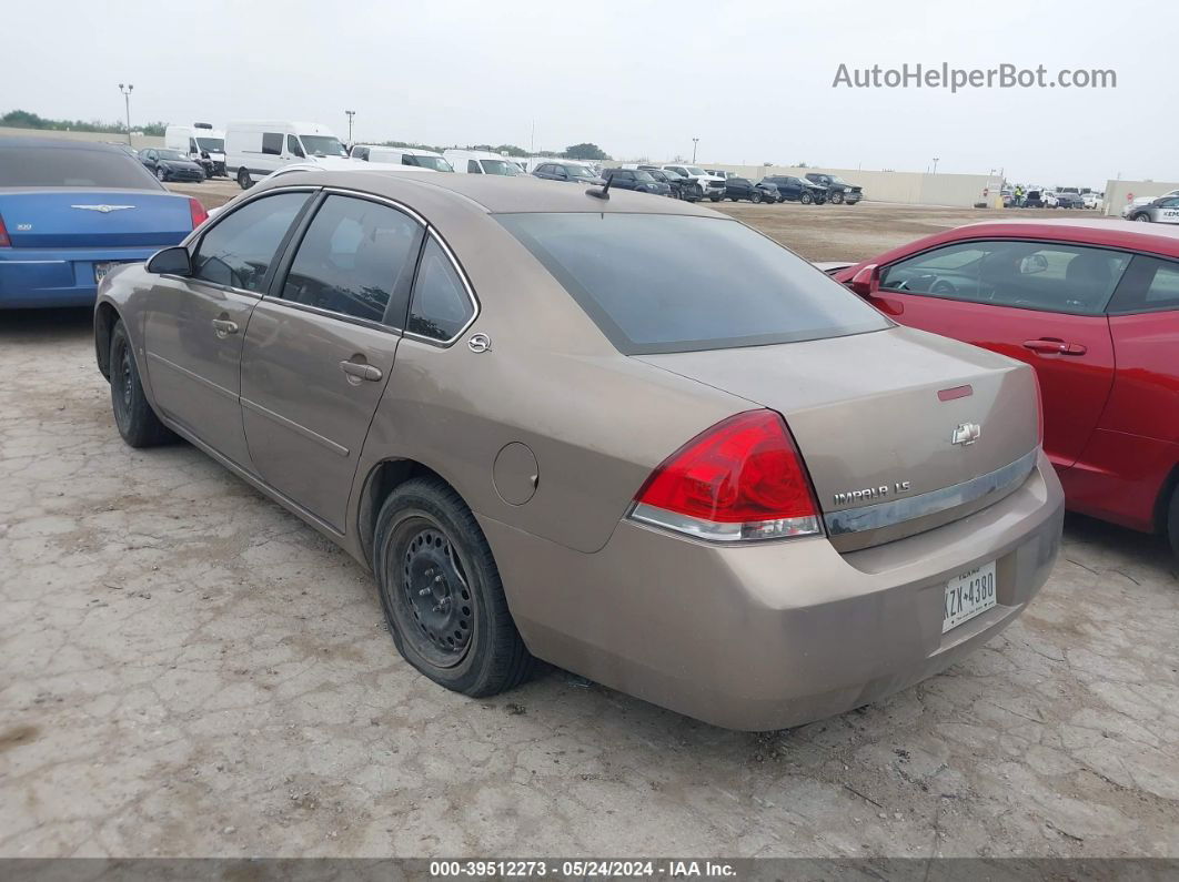 2006 Chevrolet Impala Ls Желто-коричневый vin: 2G1WB58K669198906