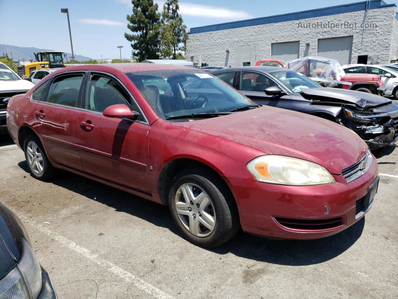 2006 Chevrolet Impala Ls Бордовый vin: 2G1WB58K769240192