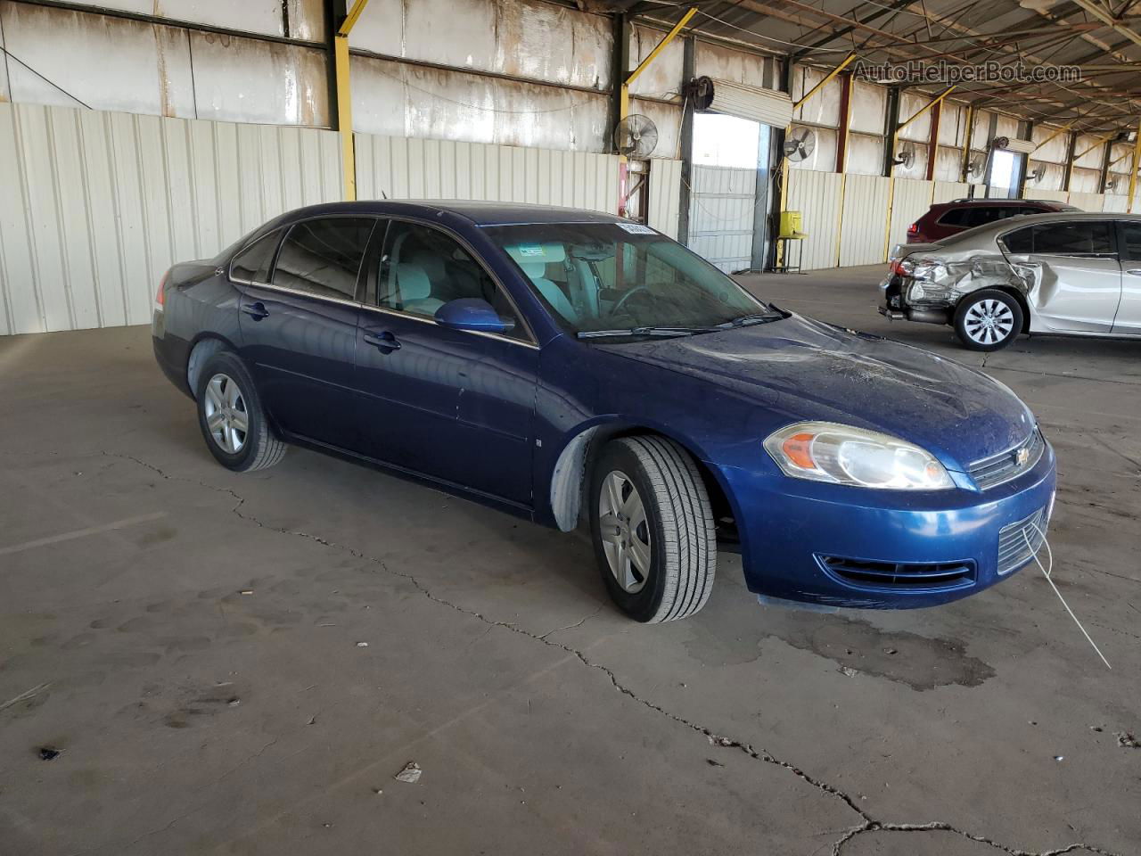 2006 Chevrolet Impala Ls Blue vin: 2G1WB58K869320312