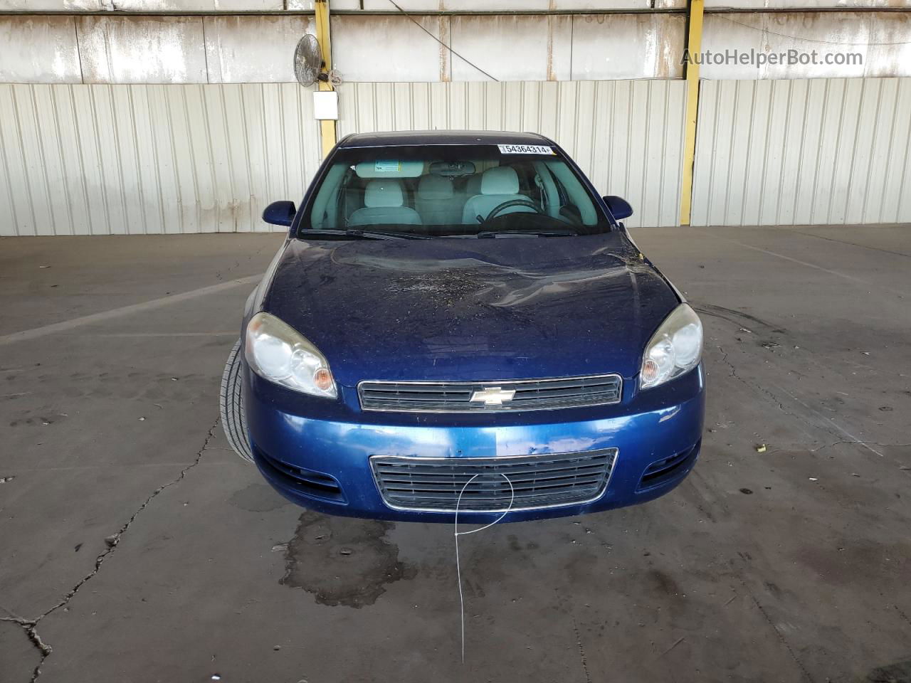 2006 Chevrolet Impala Ls Blue vin: 2G1WB58K869320312