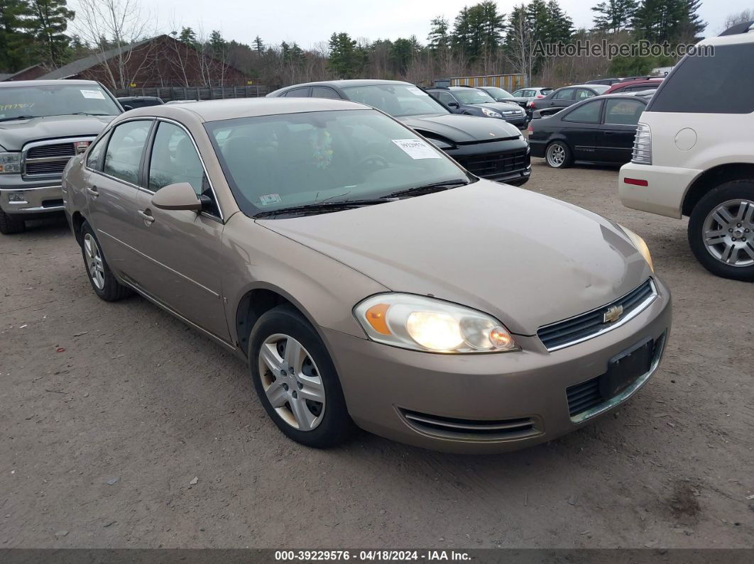 2006 Chevrolet Impala Ls Brown vin: 2G1WB58K869338163