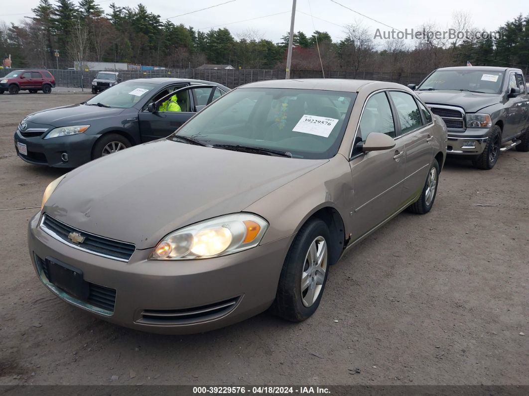 2006 Chevrolet Impala Ls Brown vin: 2G1WB58K869338163