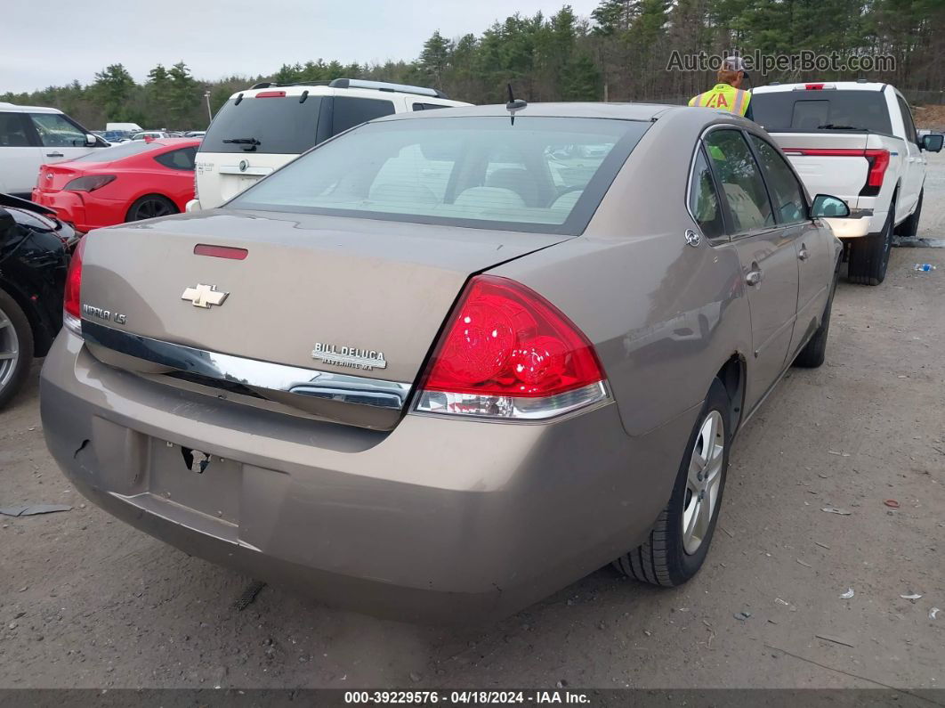 2006 Chevrolet Impala Ls Brown vin: 2G1WB58K869338163