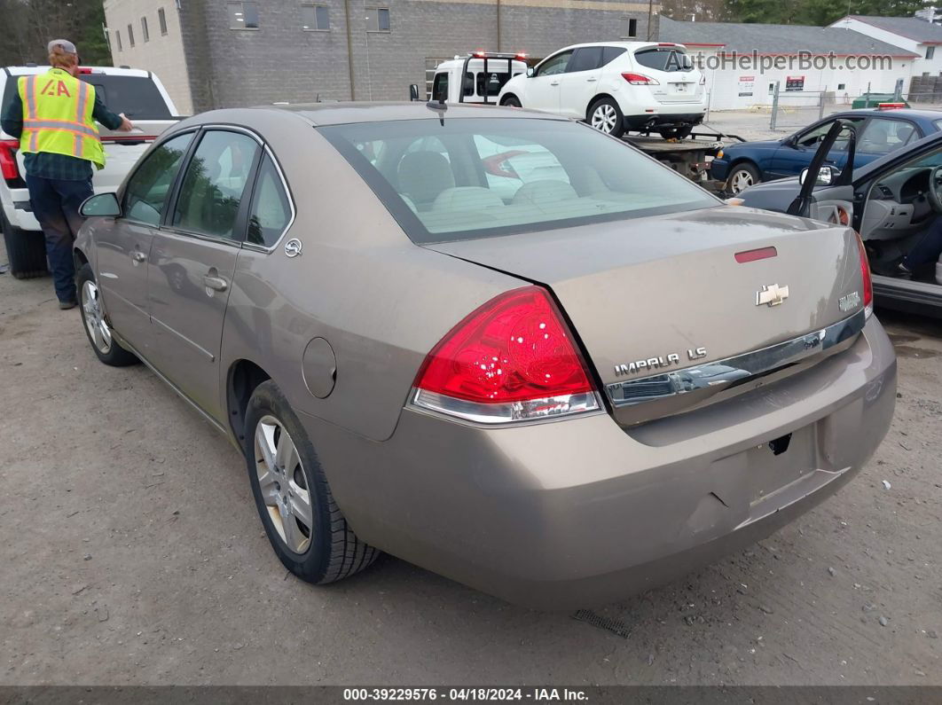 2006 Chevrolet Impala Ls Brown vin: 2G1WB58K869338163