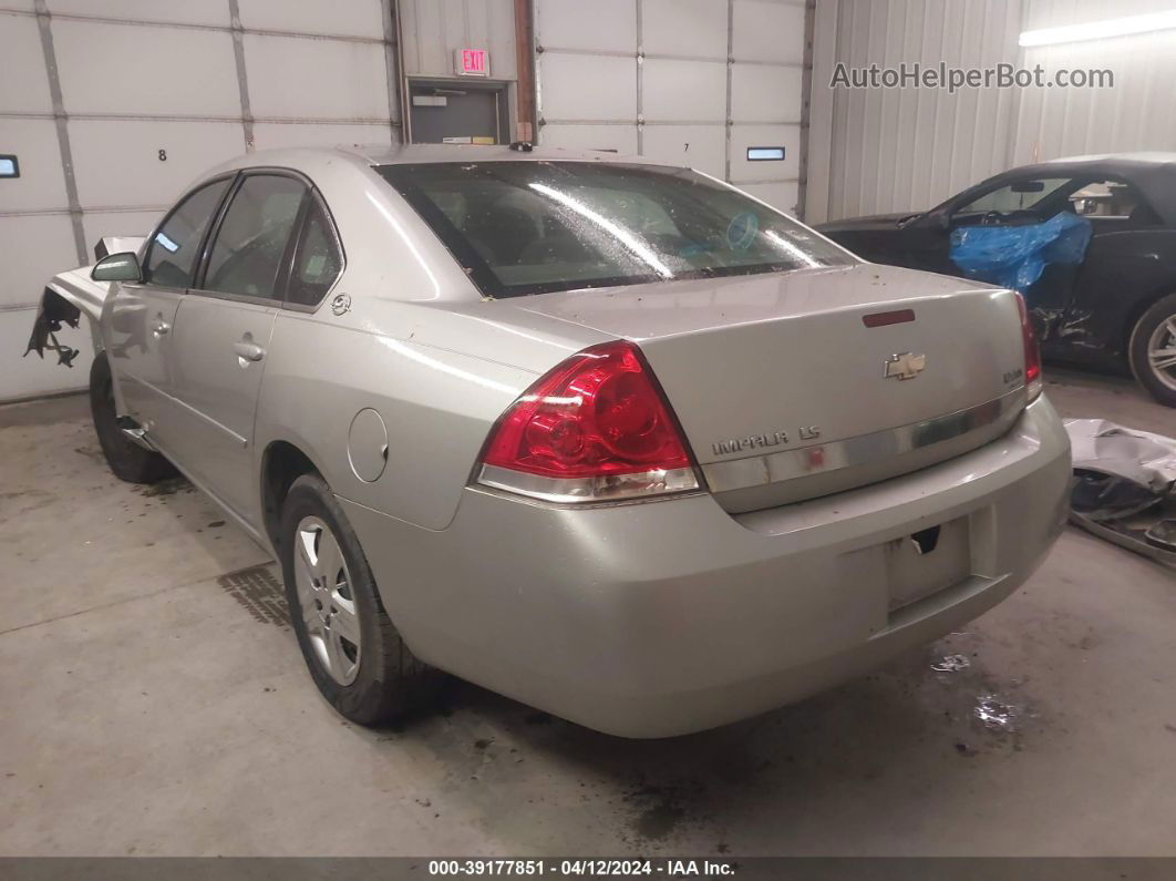 2006 Chevrolet Impala Ls Серебряный vin: 2G1WB58K869372071