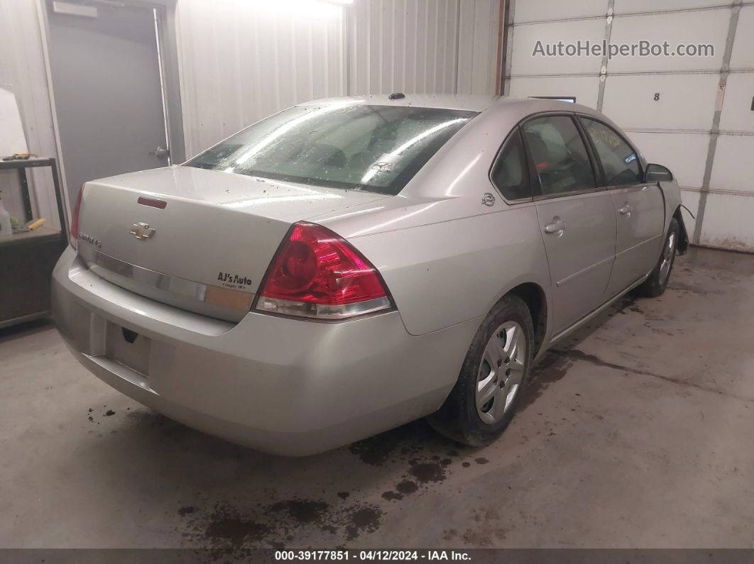 2006 Chevrolet Impala Ls Серебряный vin: 2G1WB58K869372071