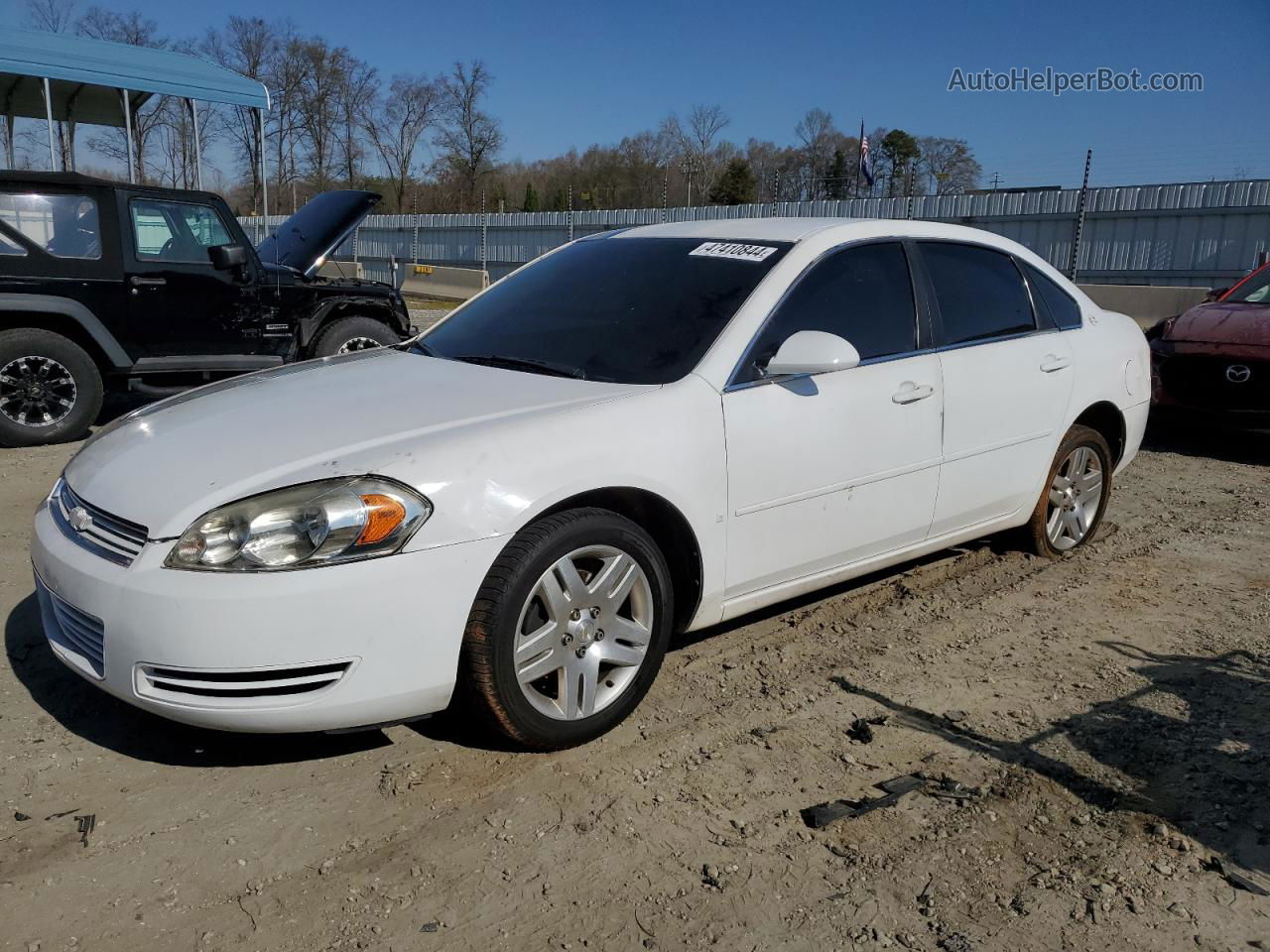 2006 Chevrolet Impala Ls White vin: 2G1WB58K869427103