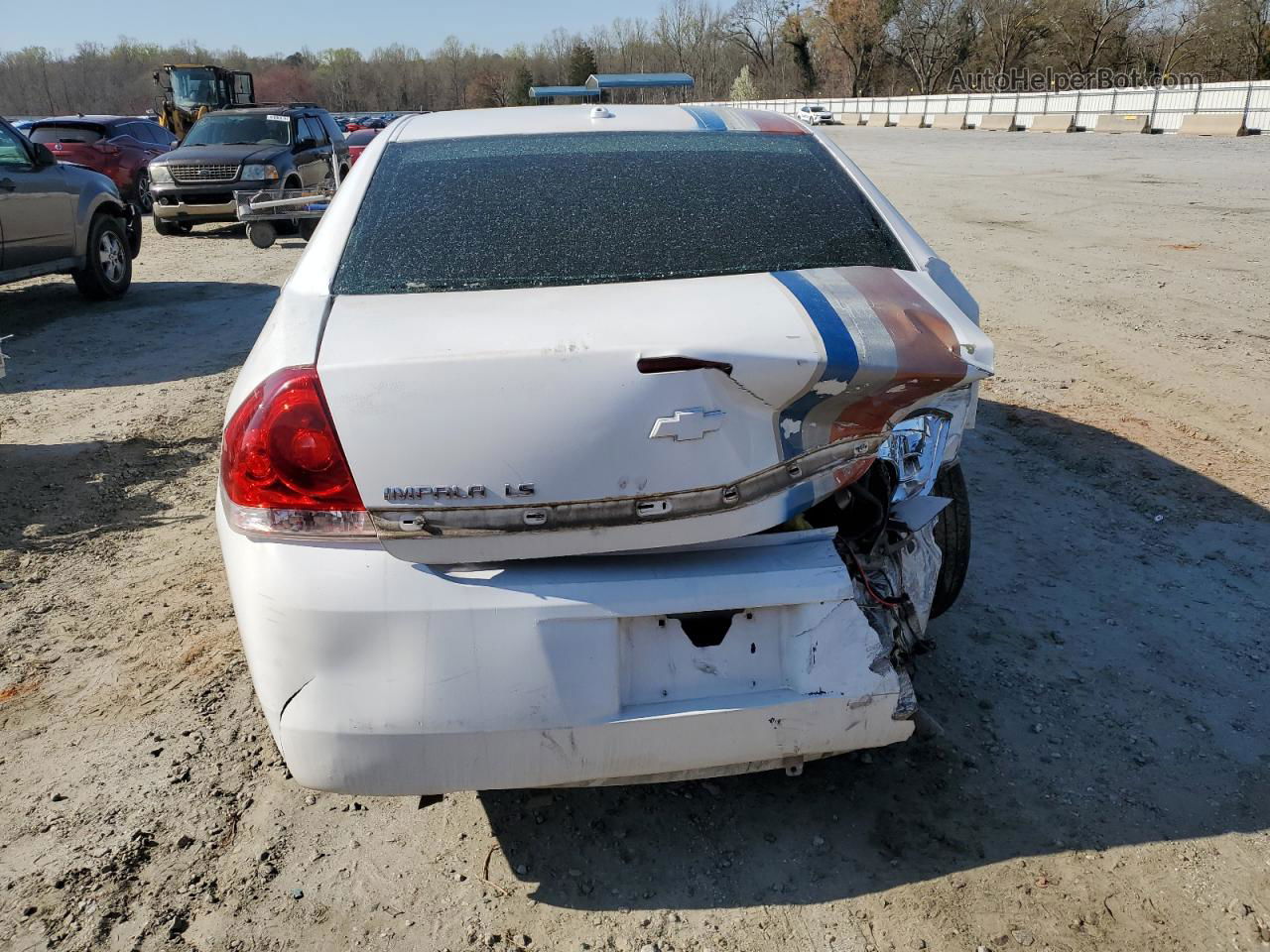 2006 Chevrolet Impala Ls White vin: 2G1WB58K869427103