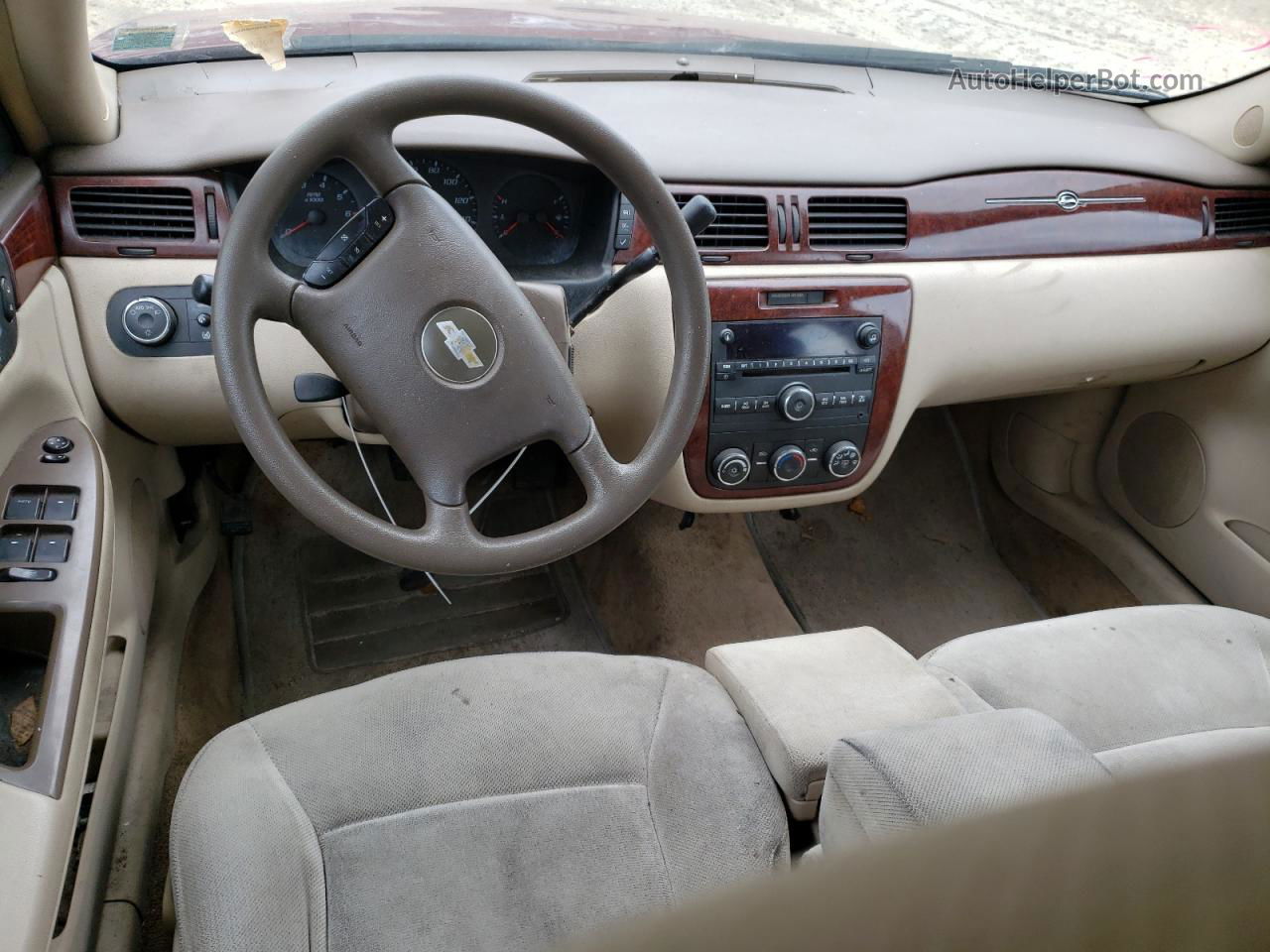 2006 Chevrolet Impala Ls Бордовый vin: 2G1WB58K969295047