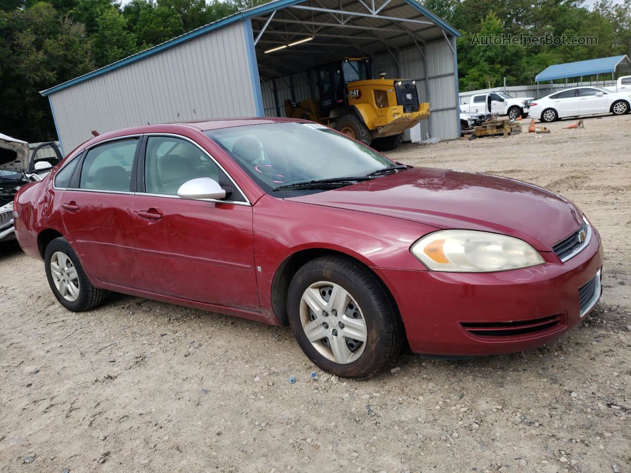 2006 Chevrolet Impala Ls Бордовый vin: 2G1WB58K969295047