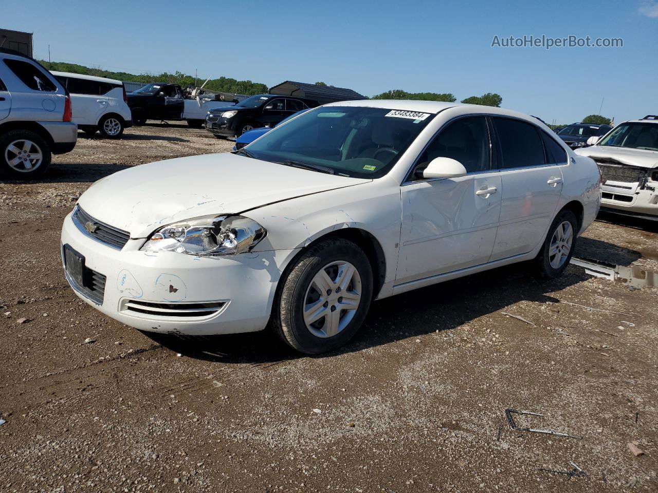 2006 Chevrolet Impala Ls White vin: 2G1WB58KX69172809