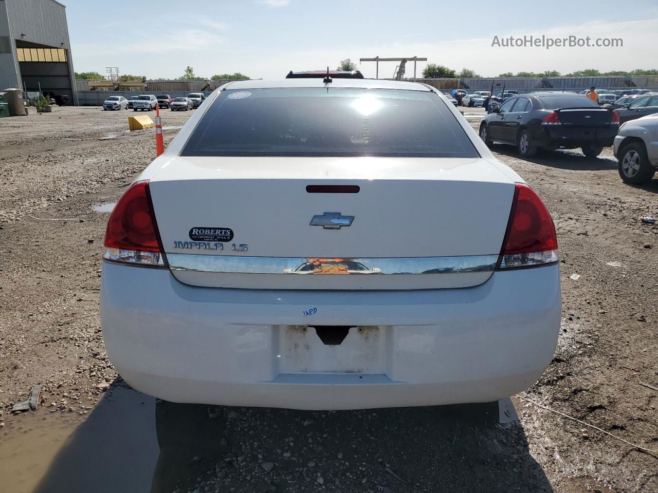 2006 Chevrolet Impala Ls White vin: 2G1WB58KX69172809