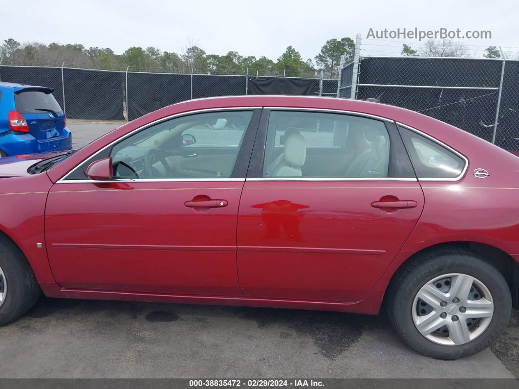 2006 Chevrolet Impala Ls Red vin: 2G1WB58KX69296823