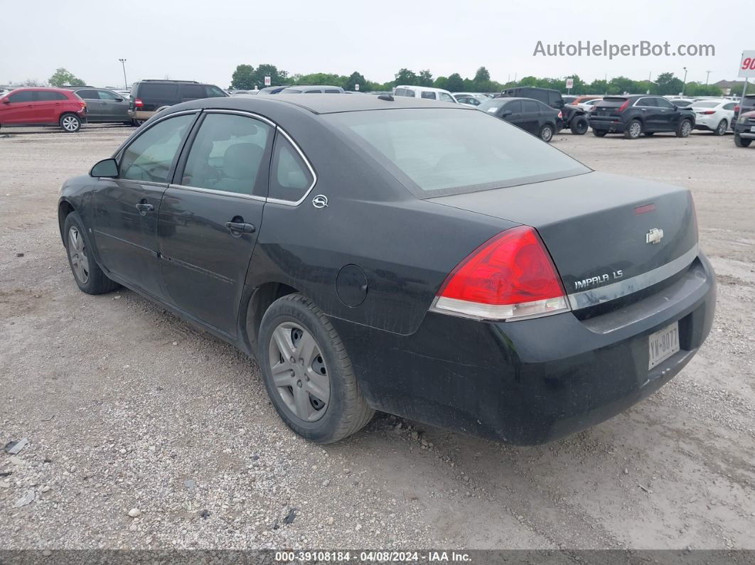 2006 Chevrolet Impala Ls Black vin: 2G1WB58KX69299074