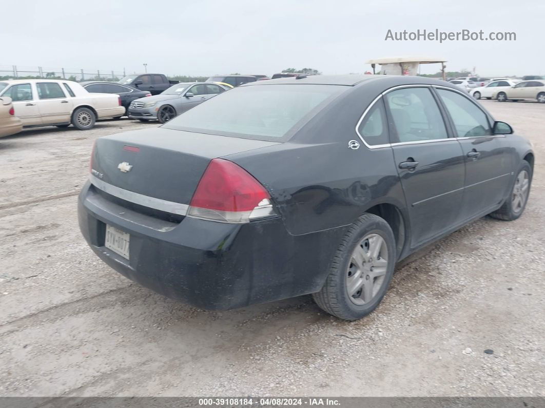 2006 Chevrolet Impala Ls Black vin: 2G1WB58KX69299074