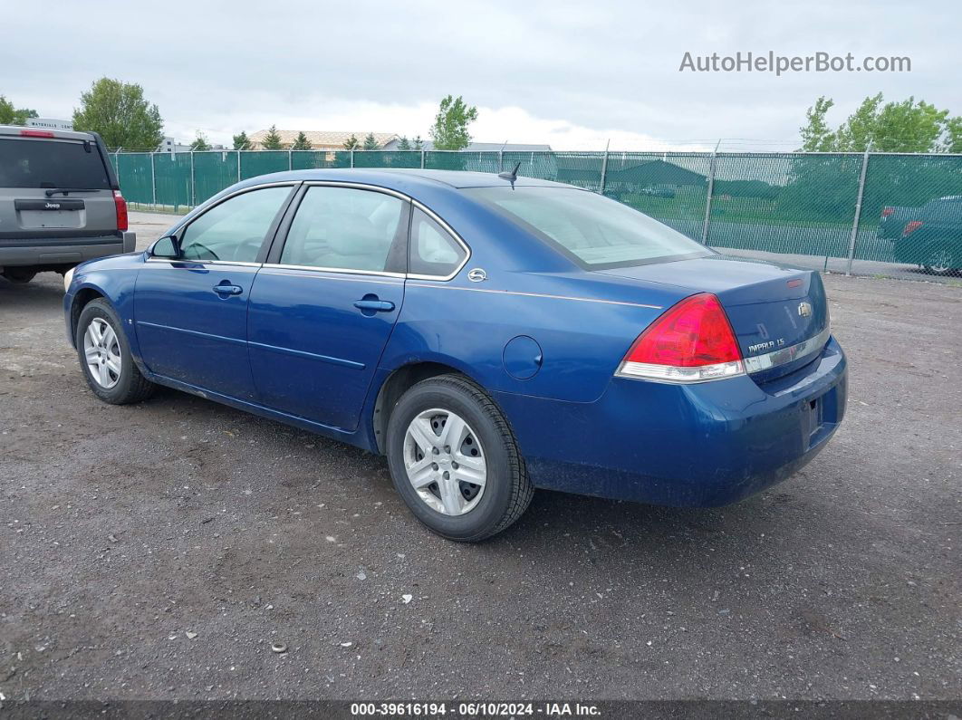 2006 Chevrolet Impala Ls Blue vin: 2G1WB58KX69340285