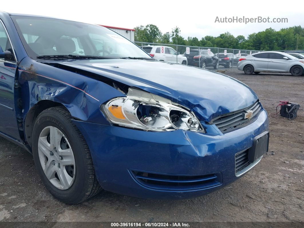 2006 Chevrolet Impala Ls Blue vin: 2G1WB58KX69340285