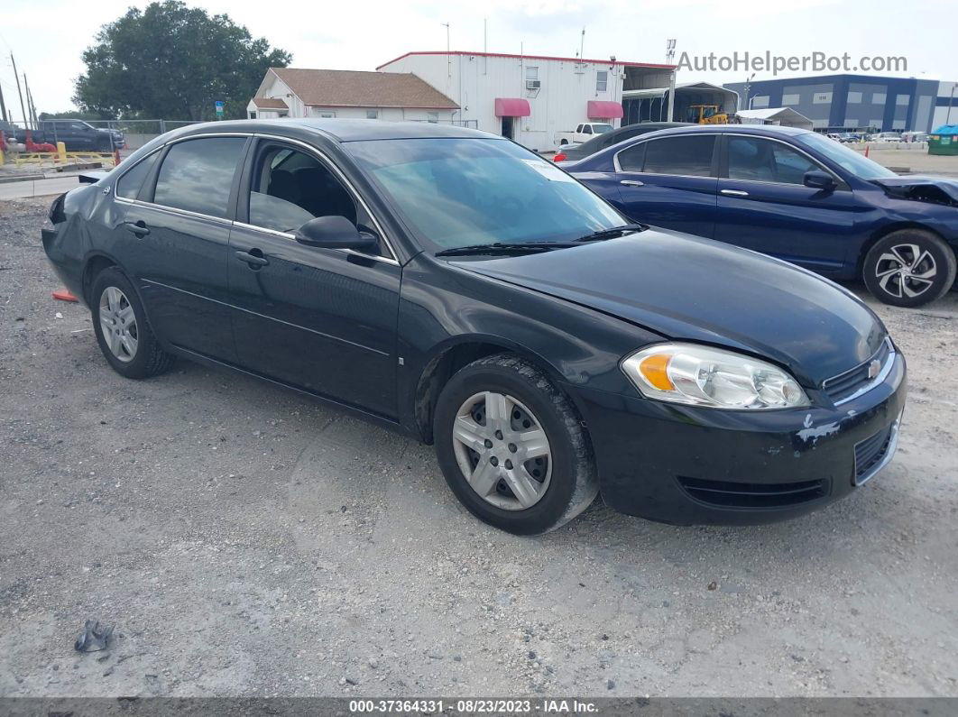 2006 Chevrolet Impala Ls Black vin: 2G1WB58KX69359600