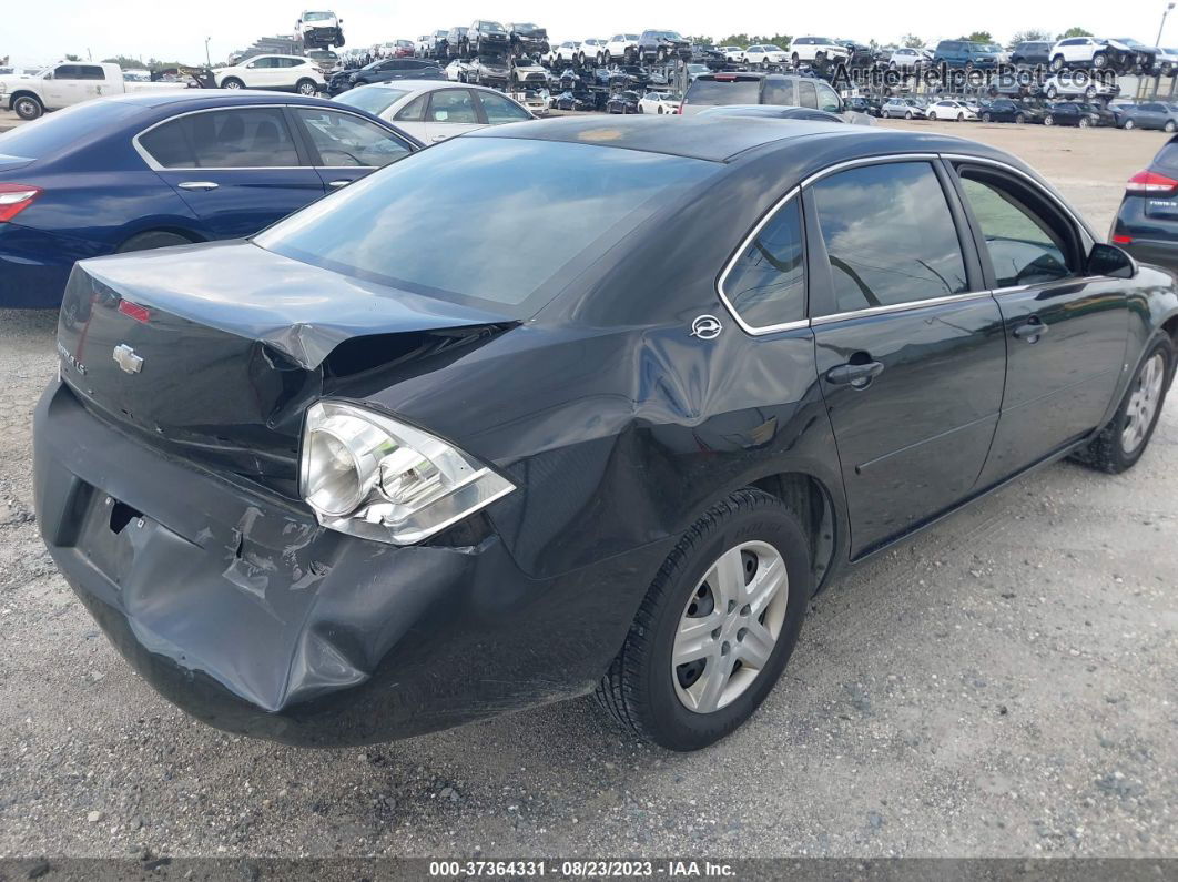 2006 Chevrolet Impala Ls Black vin: 2G1WB58KX69359600