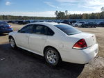 2014 Chevrolet Impala Limited Lt White vin: 2G1WB5E30E1109051