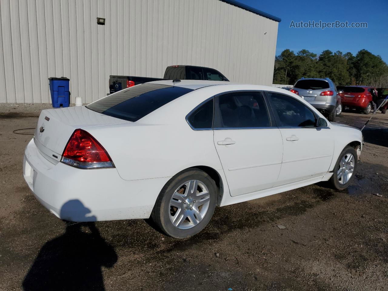 2014 Chevrolet Impala Limited Lt White vin: 2G1WB5E30E1109051