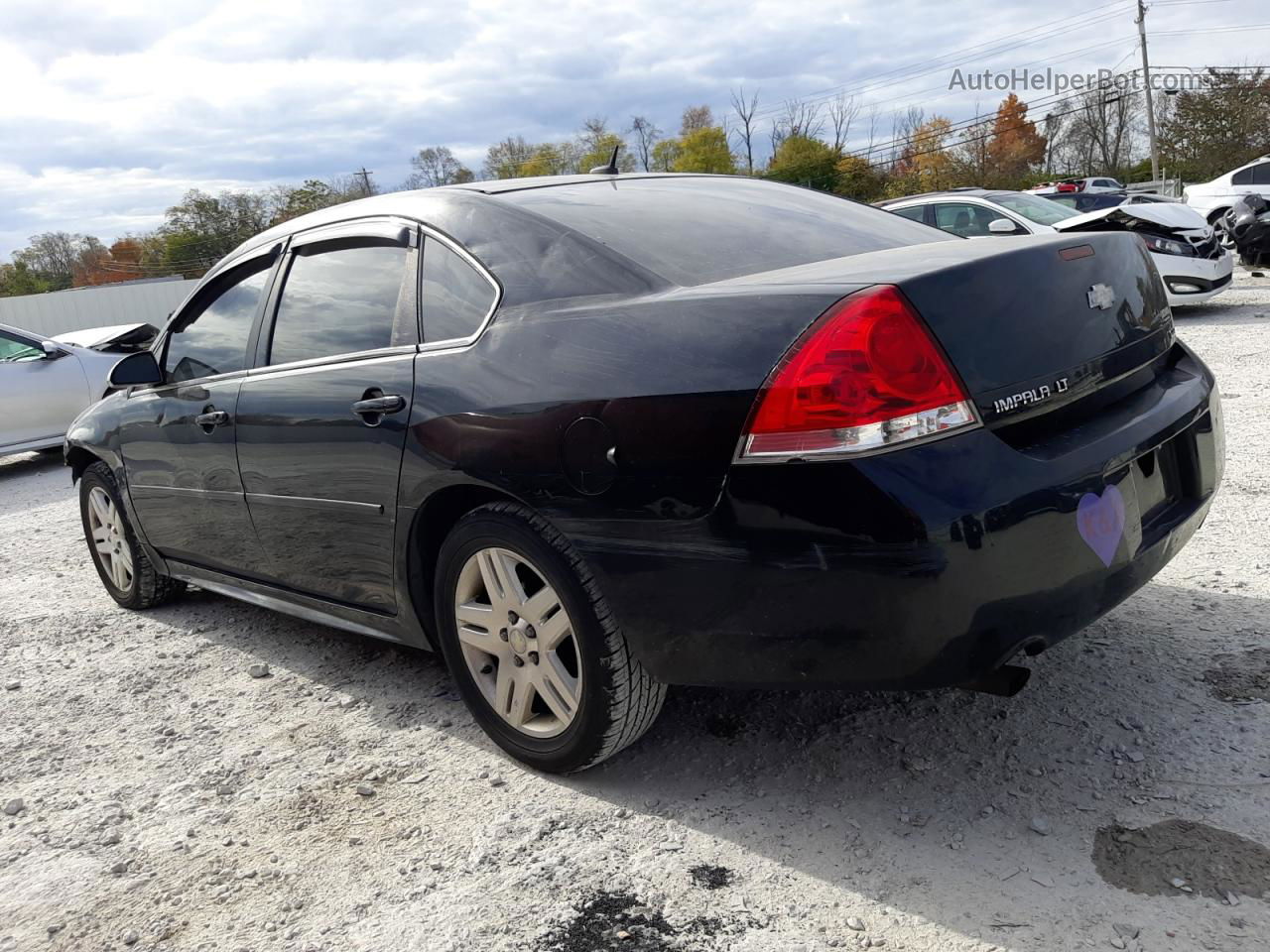 2014 Chevrolet Impala Limited Lt Black vin: 2G1WB5E30E1110281