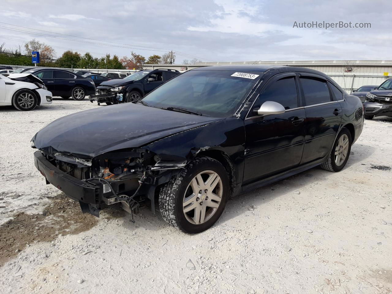 2014 Chevrolet Impala Limited Lt Black vin: 2G1WB5E30E1110281