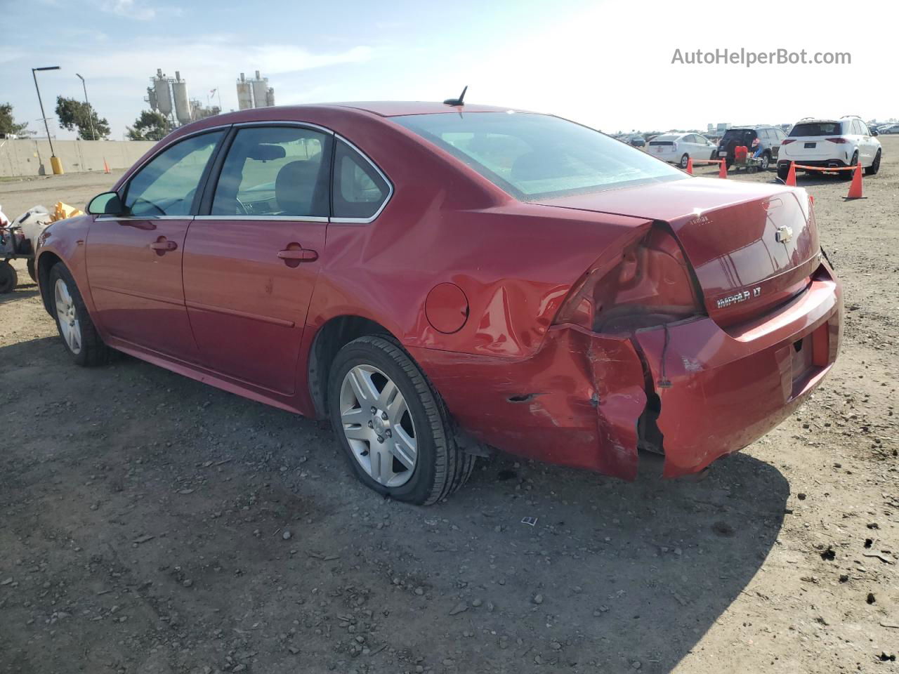 2014 Chevrolet Impala Limited Lt Red vin: 2G1WB5E30E1115366