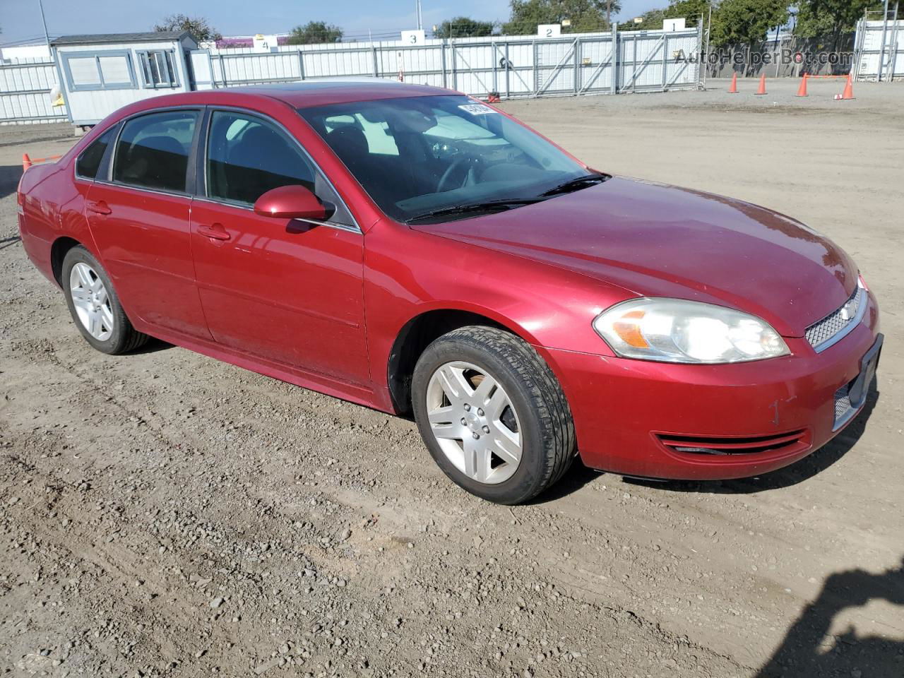 2014 Chevrolet Impala Limited Lt Red vin: 2G1WB5E30E1115366