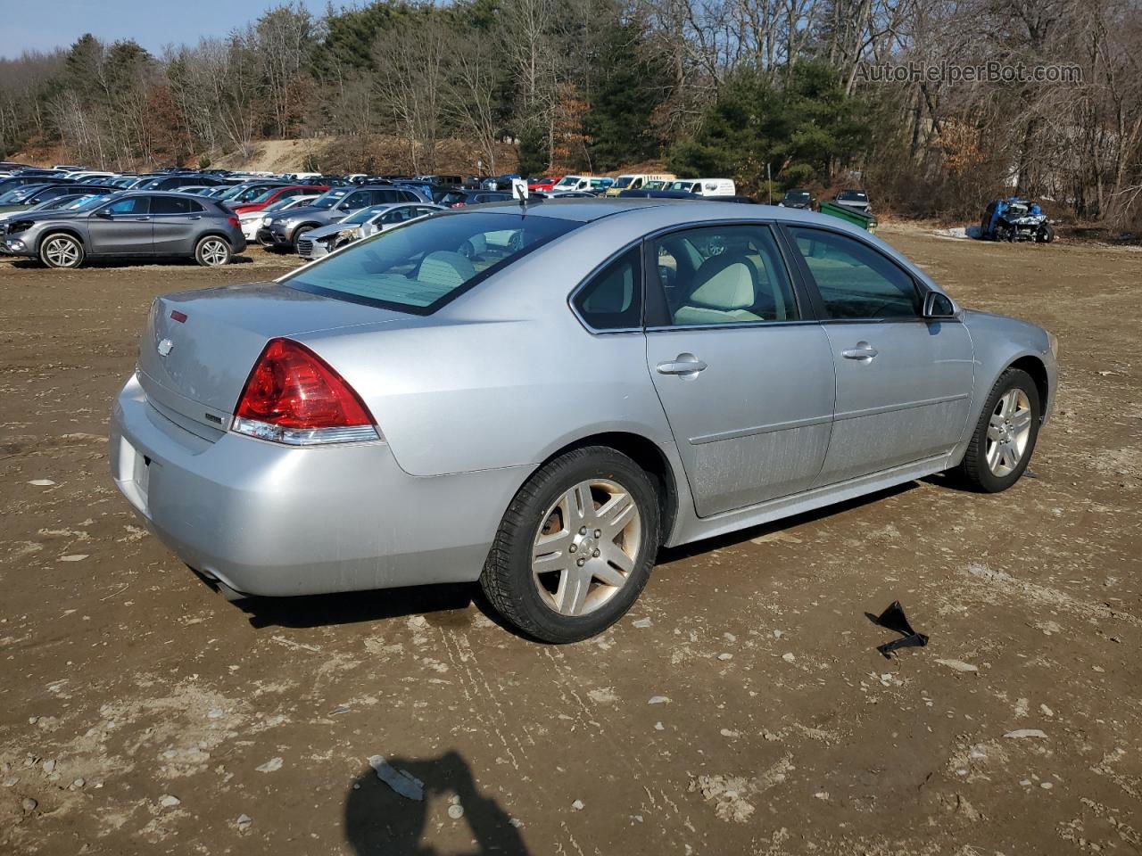 2014 Chevrolet Impala Limited Lt Серебряный vin: 2G1WB5E30E1120809