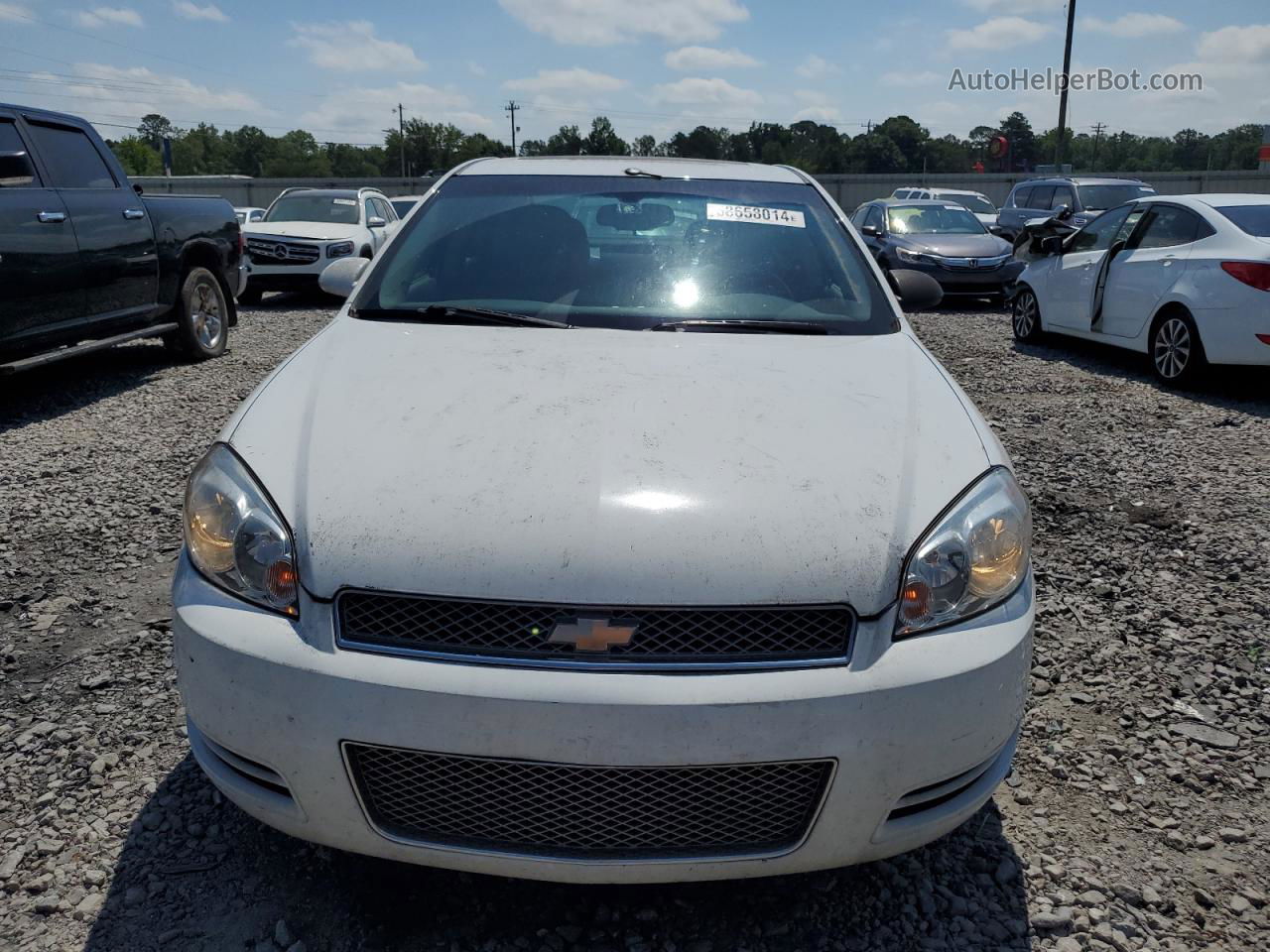 2014 Chevrolet Impala Limited Lt White vin: 2G1WB5E30E1157181