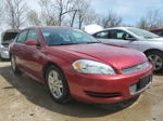 2014 Chevrolet Impala Limited Lt Burgundy vin: 2G1WB5E30E1188043