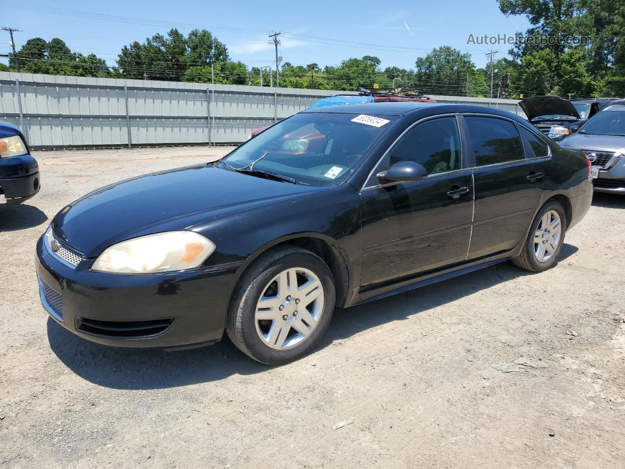 2014 Chevrolet Impala Limited Lt Black vin: 2G1WB5E31E1119040