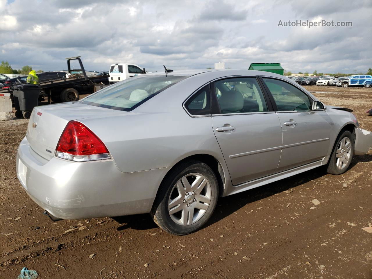 2014 Chevrolet Impala Limited Lt Серебряный vin: 2G1WB5E31E1120222