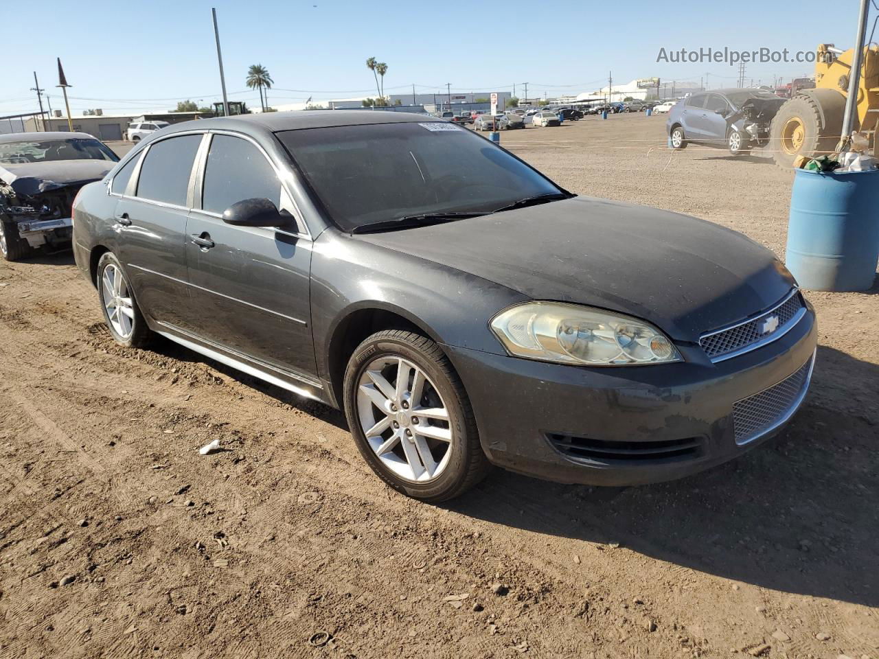 2014 Chevrolet Impala Limited Lt Gray vin: 2G1WB5E31E1128840