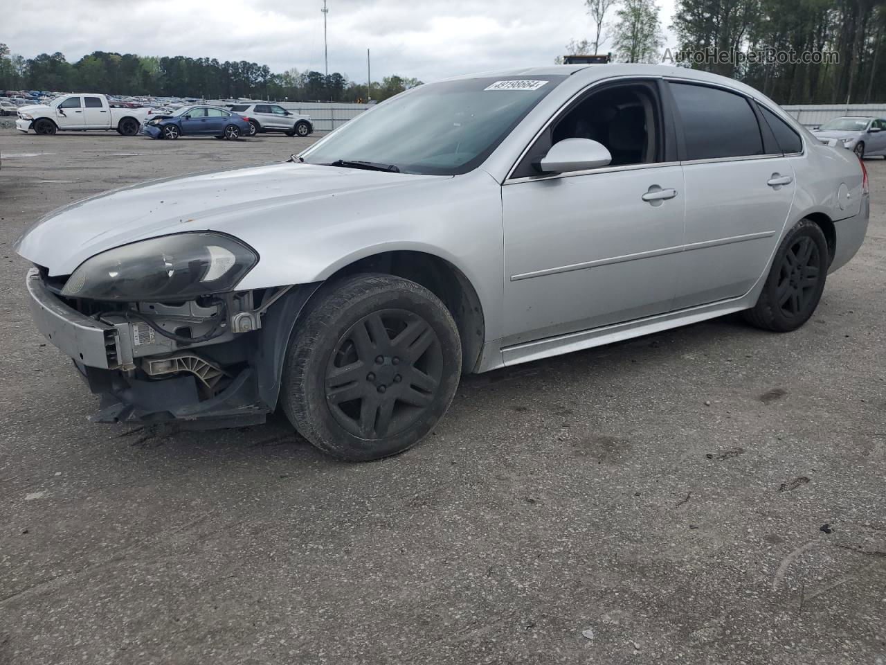 2014 Chevrolet Impala Limited Lt Silver vin: 2G1WB5E31E1163359