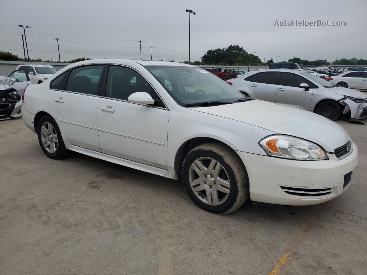 2014 Chevrolet Impala Limited Lt White vin: 2G1WB5E31E1164950