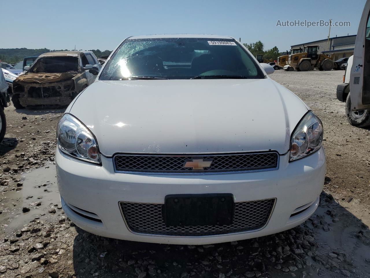 2014 Chevrolet Impala Limited Lt White vin: 2G1WB5E31E1177309