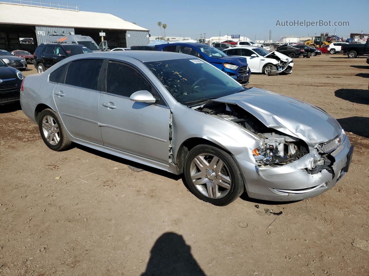 2016 Chevrolet Impala Limited Lt Silver vin: 2G1WB5E31G1104136