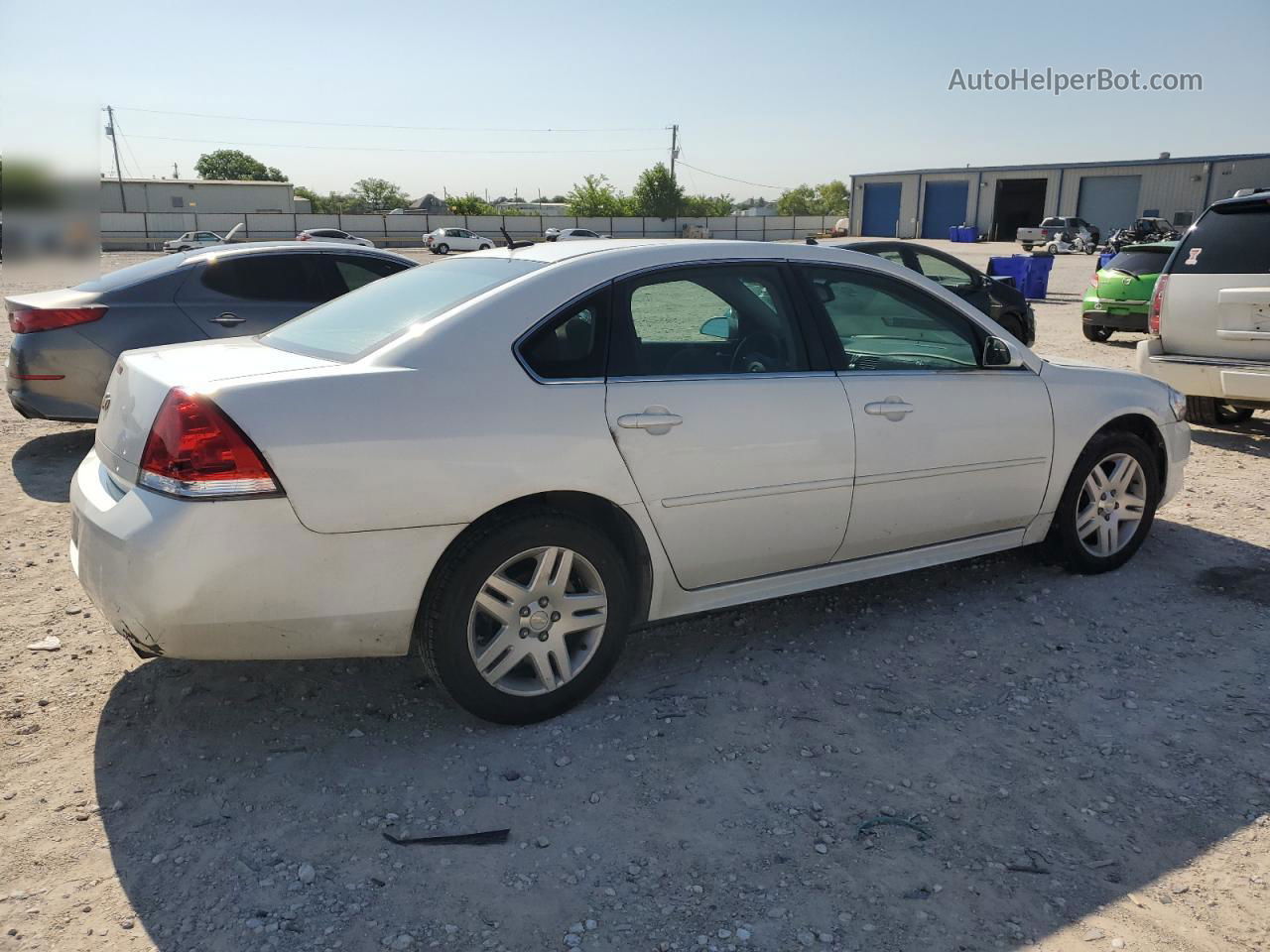 2016 Chevrolet Impala Limited Lt White vin: 2G1WB5E31G1105707