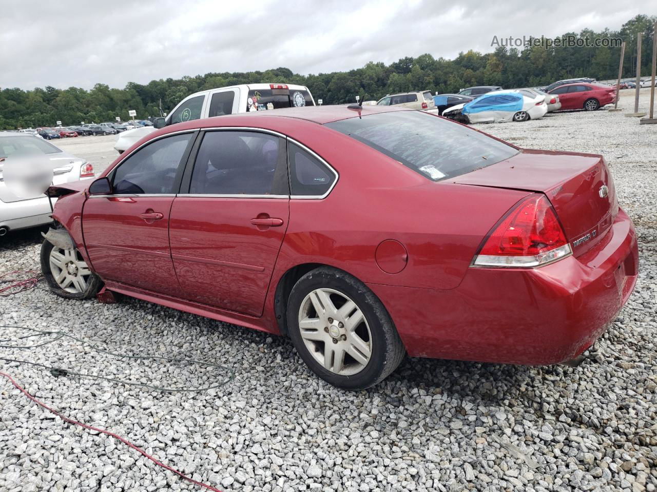 2014 Chevrolet Impala Limited Lt Red vin: 2G1WB5E32E1157750